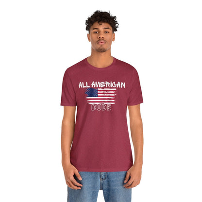 Graphic Tee, Classic Soft Style, Short Sleeve – All American Dude | US - Ohhh So Swag