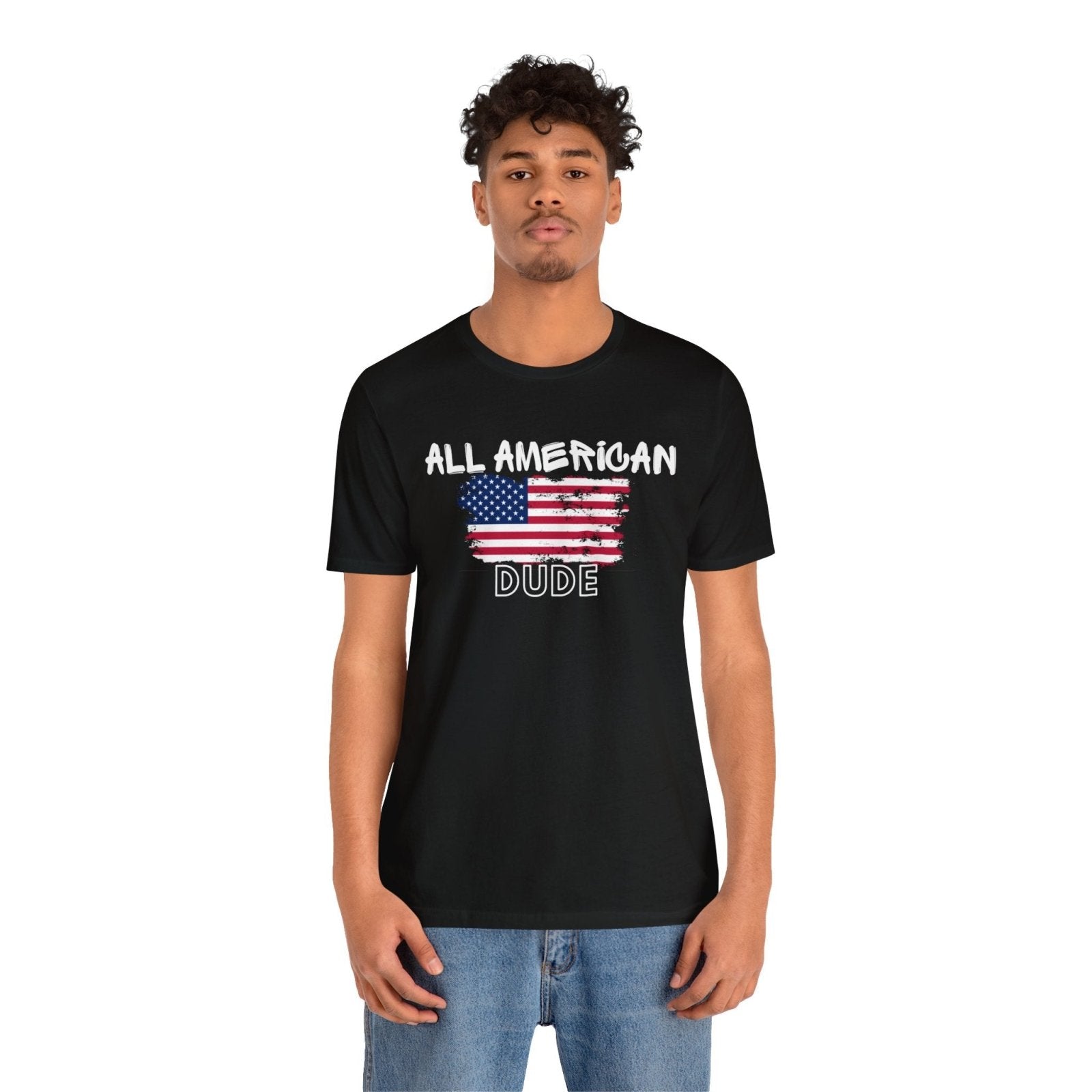 Graphic Tee, Classic Soft Style, Short Sleeve – All American Dude | US - Ohhh So Swag