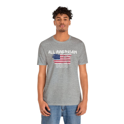 Graphic Tee, Classic Soft Style, Short Sleeve – All American Dude | US - Ohhh So Swag