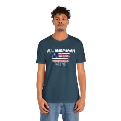 Graphic Tee, Classic Soft Style, Short Sleeve – All American Dude | US - Ohhh So Swag