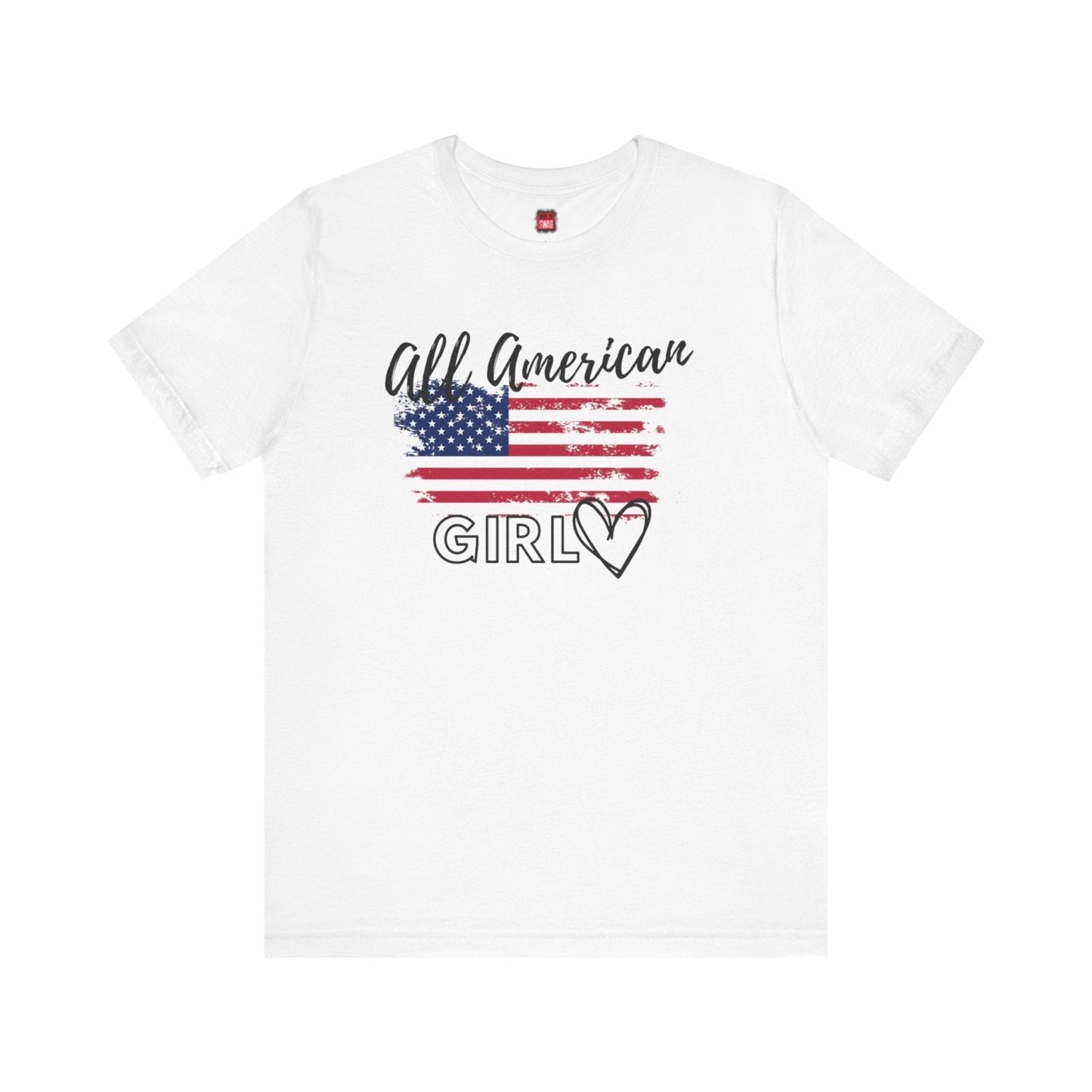 Graphic Tee, Classic Soft Style, Short Sleeve – All American Girl | US - Ohhh So Swag