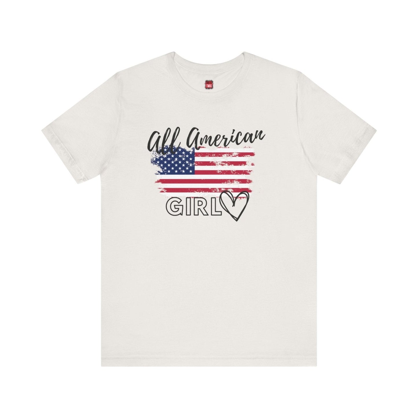 Graphic Tee, Classic Soft Style, Short Sleeve – All American Girl | US - Ohhh So Swag