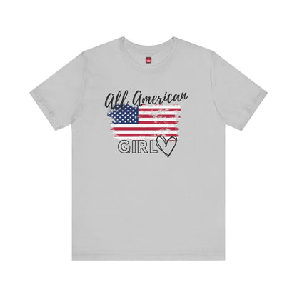 Graphic Tee, Classic Soft Style, Short Sleeve – All American Girl | US - Ohhh So Swag