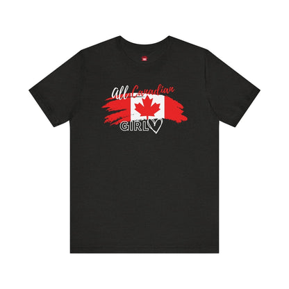 Graphic Tee, Classic Soft Style, Short Sleeve – All Canadian Girl | US - Ohhh So Swag