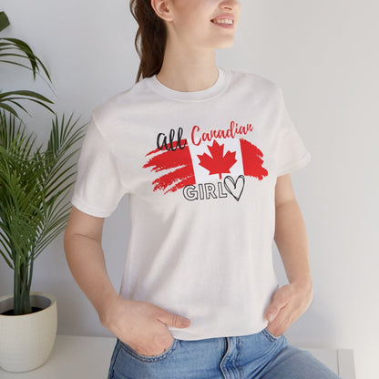 Graphic Tee, Classic Soft Style, Short Sleeve – All Canadian Girl | US - Ohhh So Swag