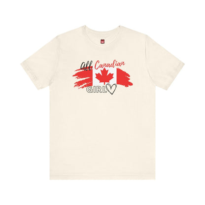 Graphic Tee, Classic Soft Style, Short Sleeve – All Canadian Girl | US - Ohhh So Swag