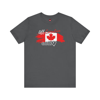 Graphic Tee, Classic Soft Style, Short Sleeve – All Canadian Girl | US - Ohhh So Swag