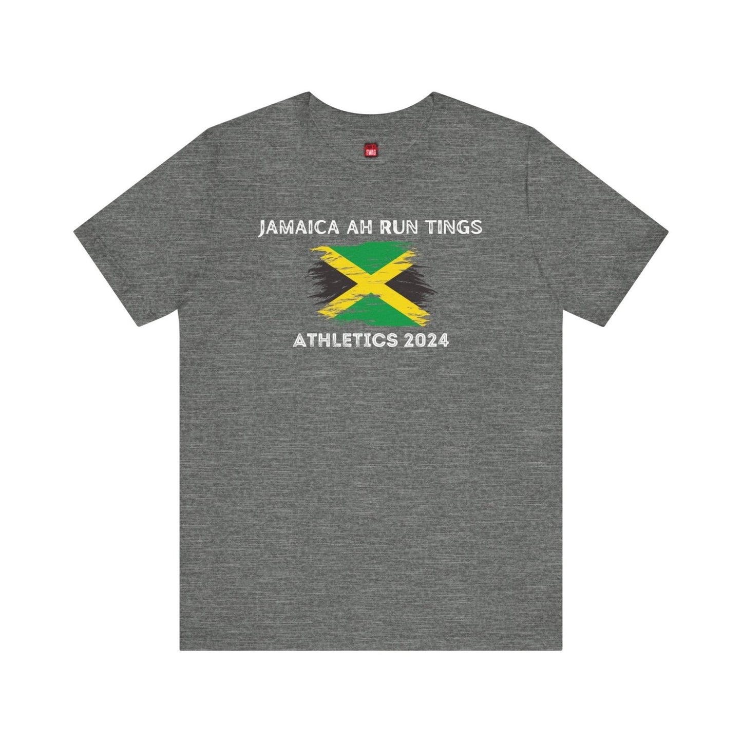 Graphic Tee, Classic Soft Style, Short Sleeve – Jamaica Ah Run Tings - Athletics 2024 | US - Ohhh So Swag