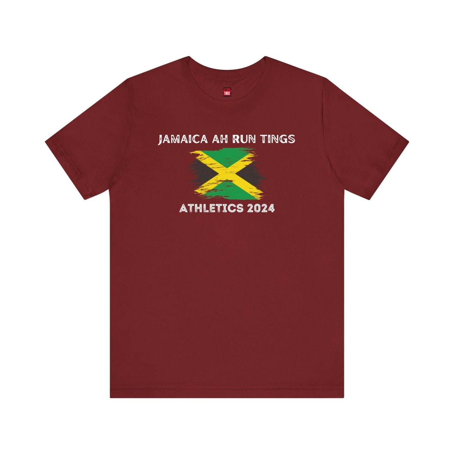 Graphic Tee, Classic Soft Style, Short Sleeve – Jamaica Ah Run Tings - Athletics 2024 | US - Ohhh So Swag