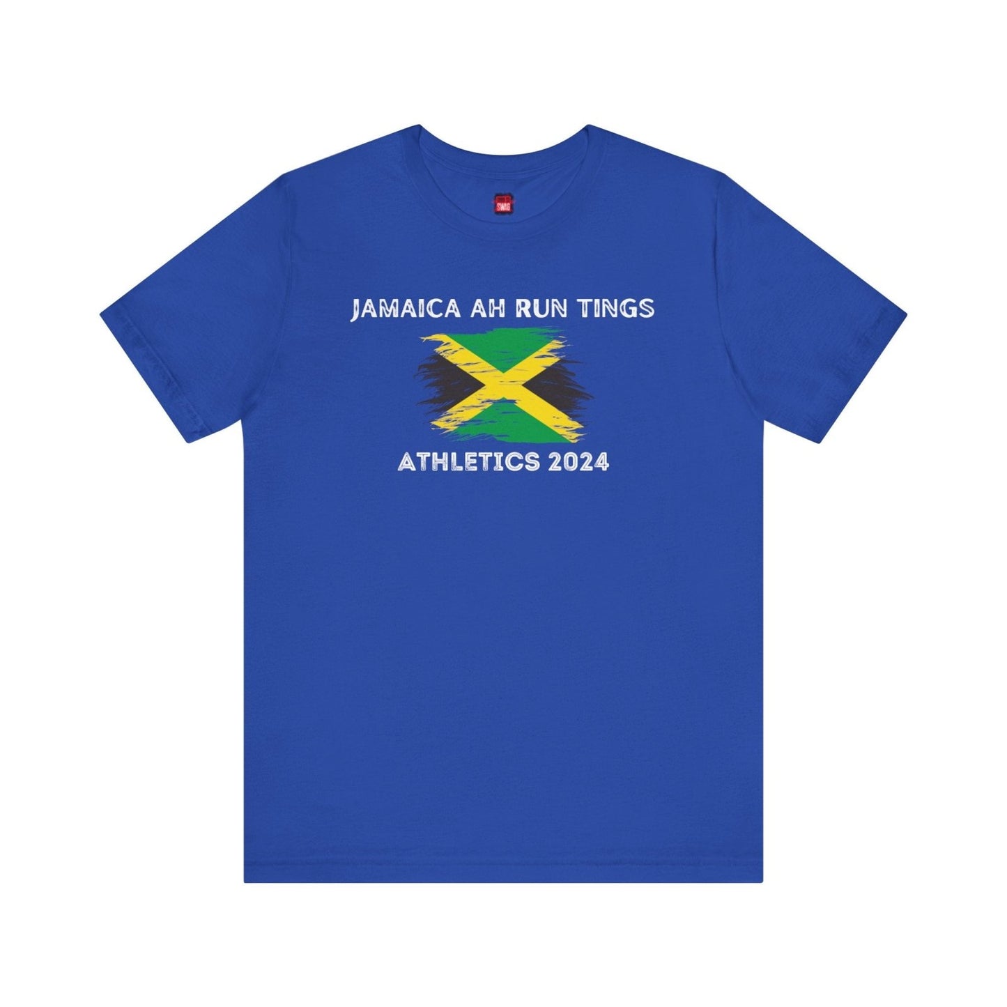 Graphic Tee, Classic Soft Style, Short Sleeve – Jamaica Ah Run Tings - Athletics 2024 | US - Ohhh So Swag