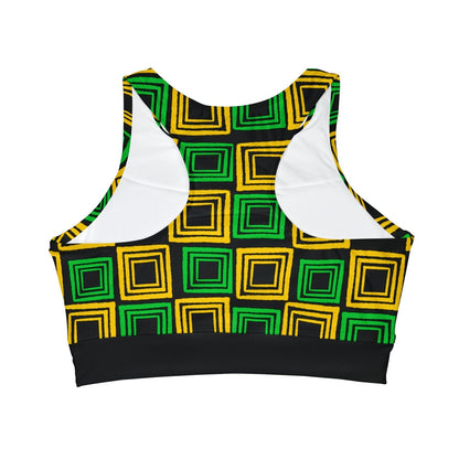 High Neck Bikini Top, Jamaica Colours – J.A. Squared | US - Ohhh So Swag