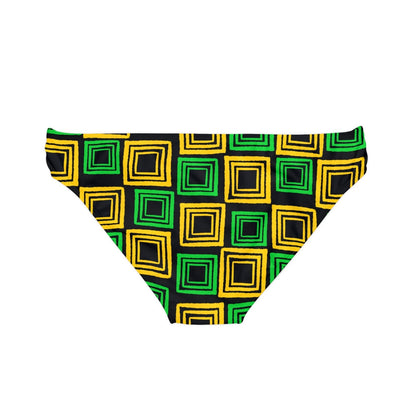 Loop Tie Side Bikini Bottom, Jamaica Colours – J.A. Squared | US - Ohhh So Swag