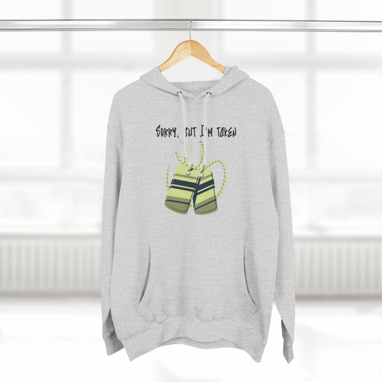 Premium Graphic Pullover Hoodie – Sorry, But I'm Taken | CA - Ohhh So Swag