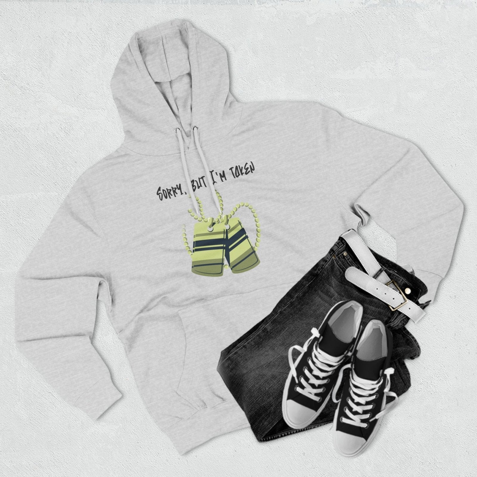 Premium Graphic Pullover Hoodie – Sorry, But I'm Taken | CA - Ohhh So Swag