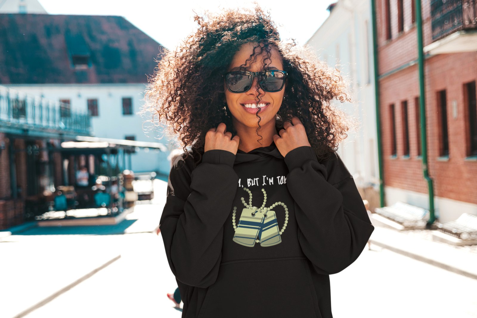Premium Graphic Pullover Hoodie – Sorry, But I'm Taken | CA - Ohhh So Swag