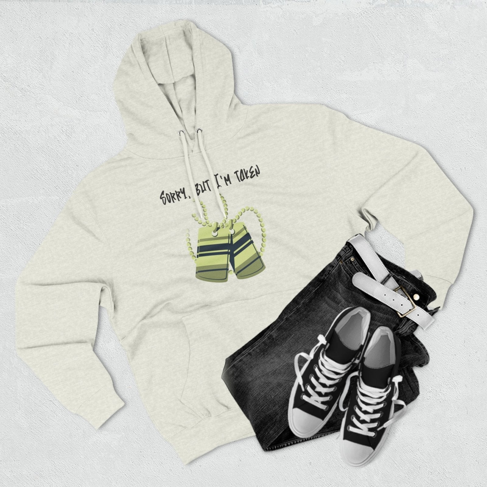 Premium Graphic Pullover Hoodie – Sorry, But I'm Taken | CA - Ohhh So Swag