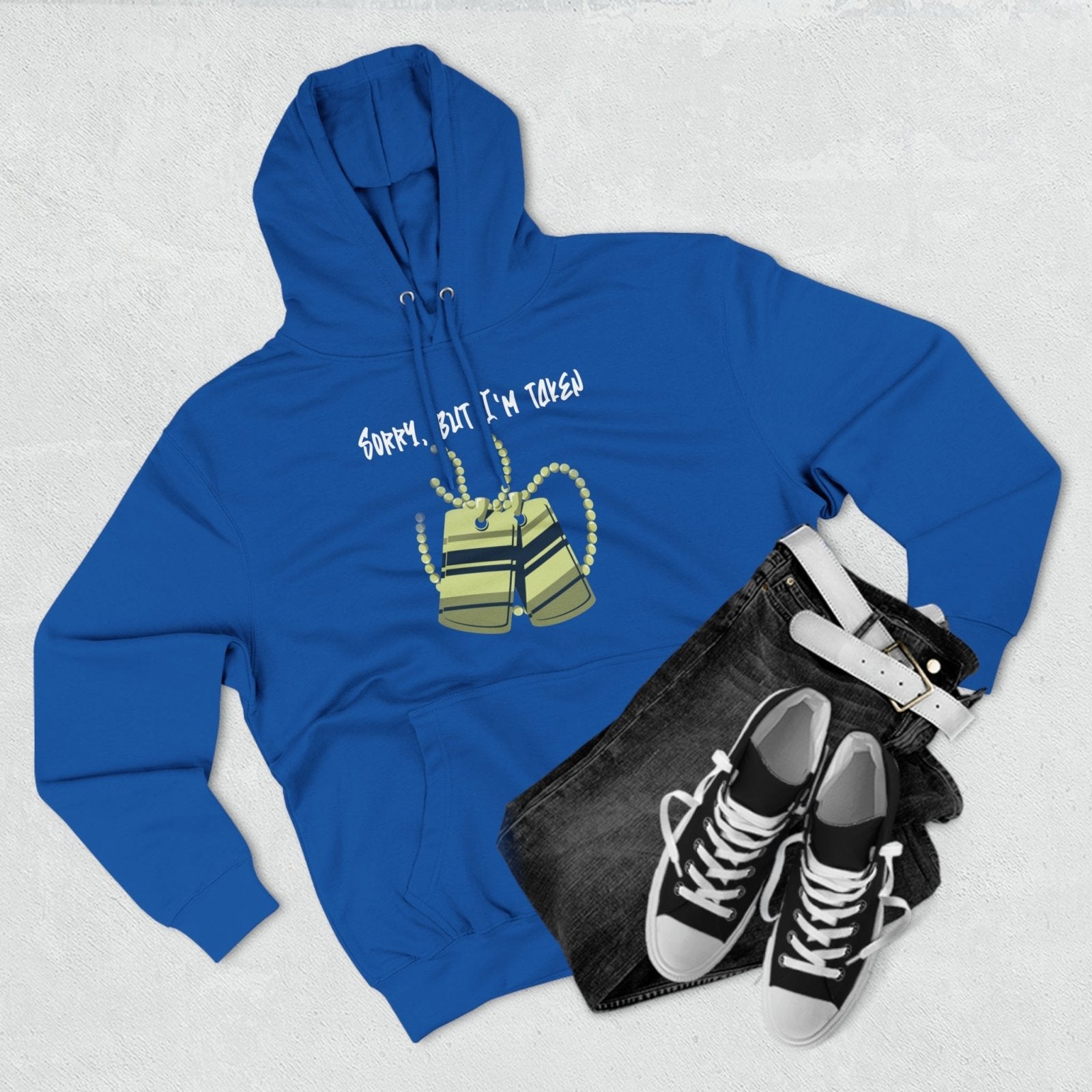 Premium Graphic Pullover Hoodie – Sorry, But I'm Taken | CA - Ohhh So Swag