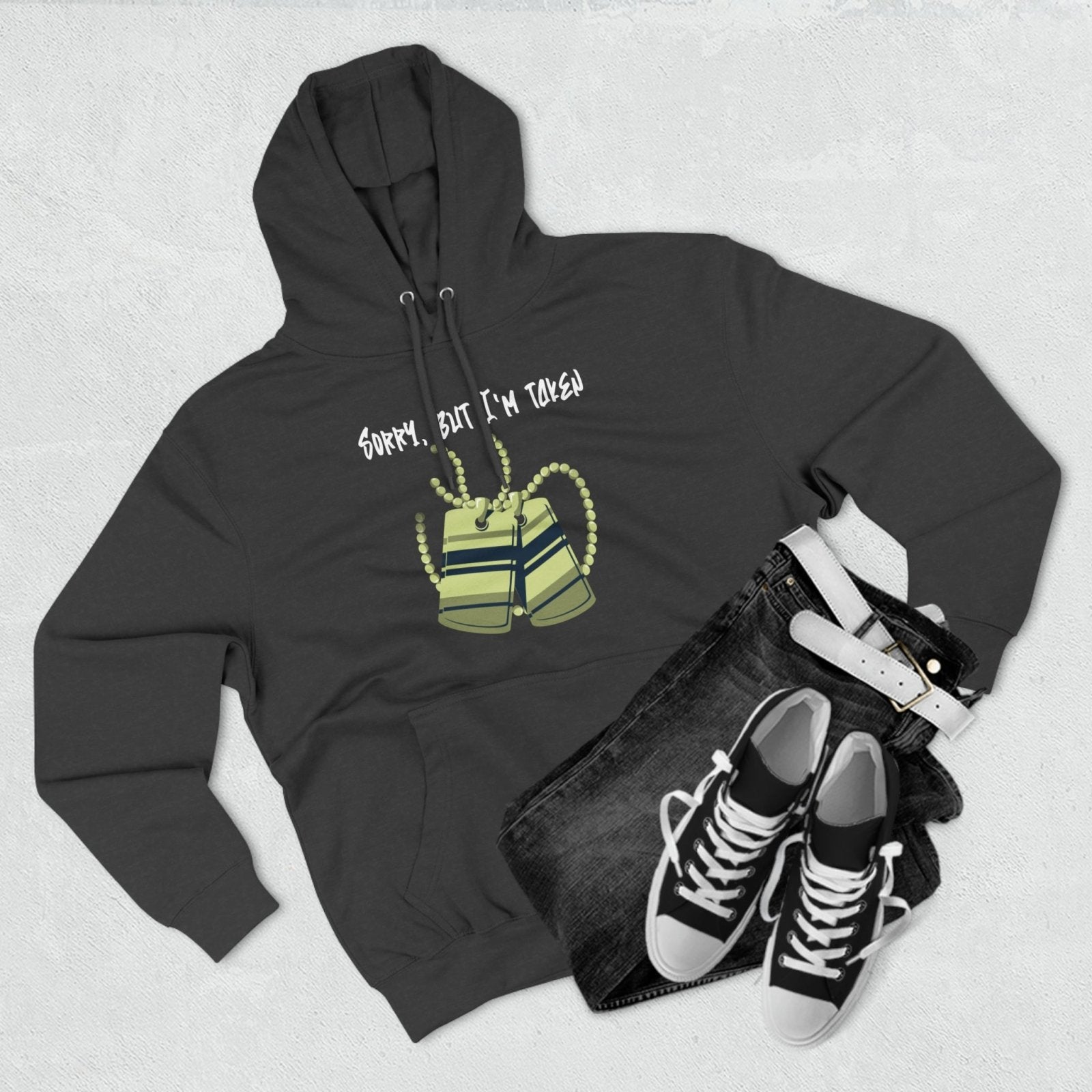 Premium Graphic Pullover Hoodie – Sorry, But I'm Taken | CA - Ohhh So Swag