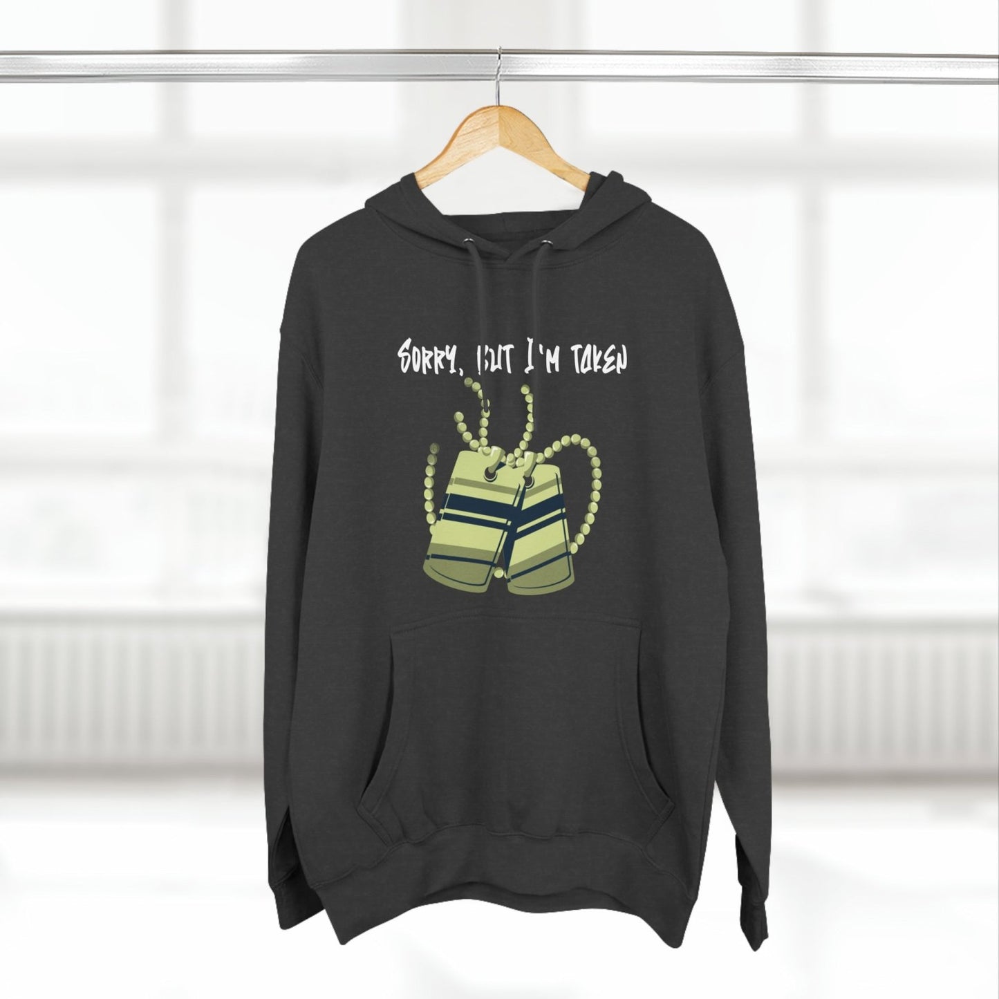 Premium Graphic Pullover Hoodie – Sorry, But I'm Taken | US - Ohhh So Swag