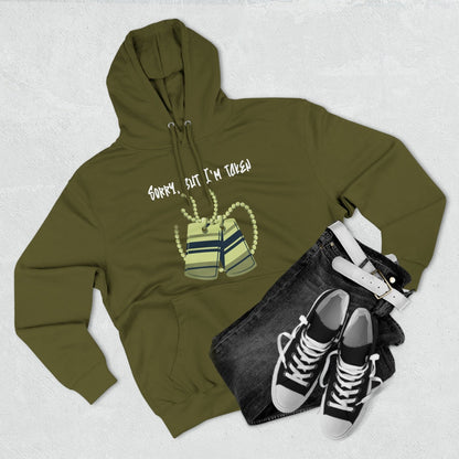 Premium Graphic Pullover Hoodie – Sorry, But I'm Taken | US - Ohhh So Swag