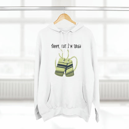 Premium Graphic Pullover Hoodie – Sorry, But I'm Taken | US - Ohhh So Swag