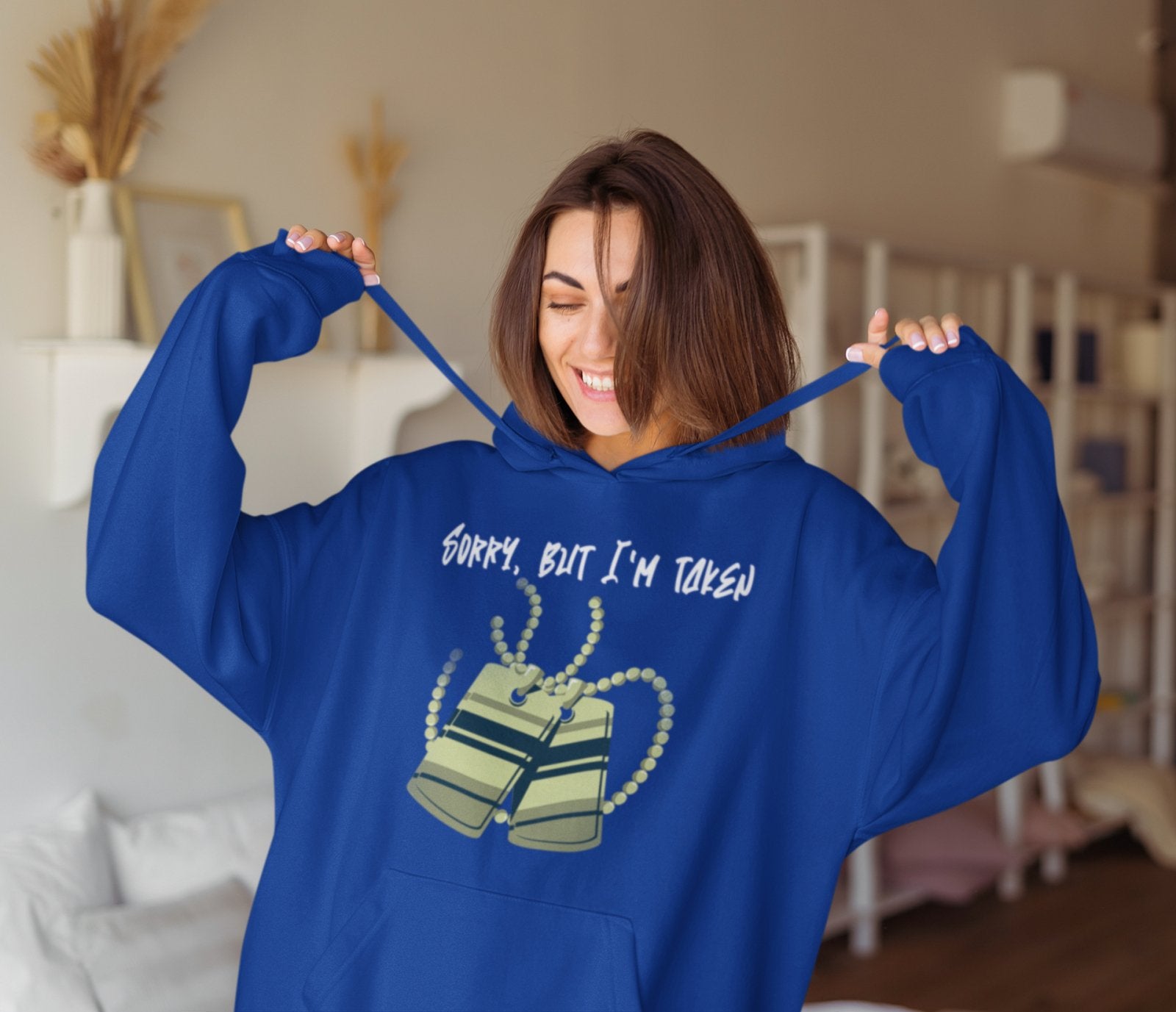 Premium Graphic Pullover Hoodie – Sorry, But I'm Taken | US - Ohhh So Swag