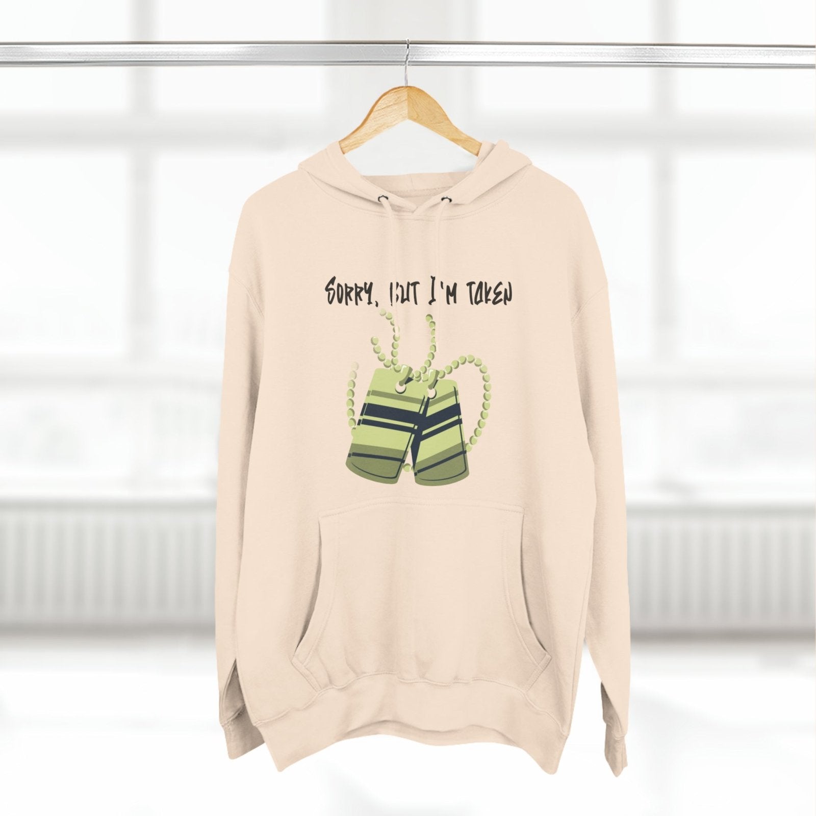 Premium Graphic Pullover Hoodie – Sorry, But I'm Taken | US - Ohhh So Swag