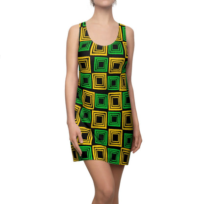 Racerback Tank Dress, Jamaica Colours – J.A. Squared | US - Ohhh So Swag