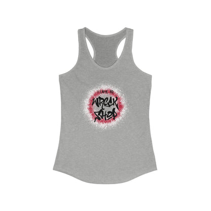 Racerback Tank Top (Black Text) – I Came to Wreck Shop | US - Ohhh So Swag