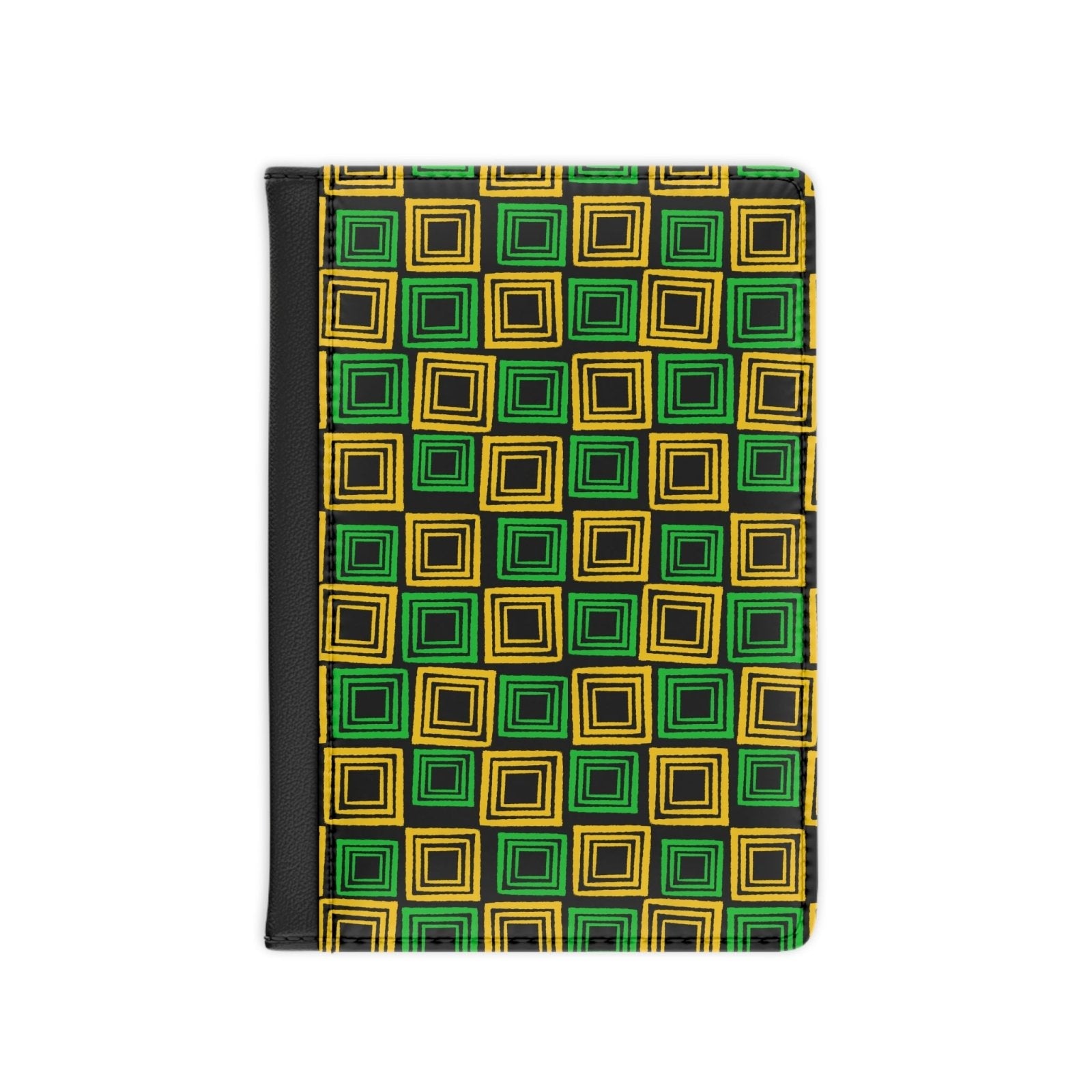 RFID Blocking PU Faux Leather Passport Cover, Jamaican Colours - J.A. Squared | US - Ohhh So Swag