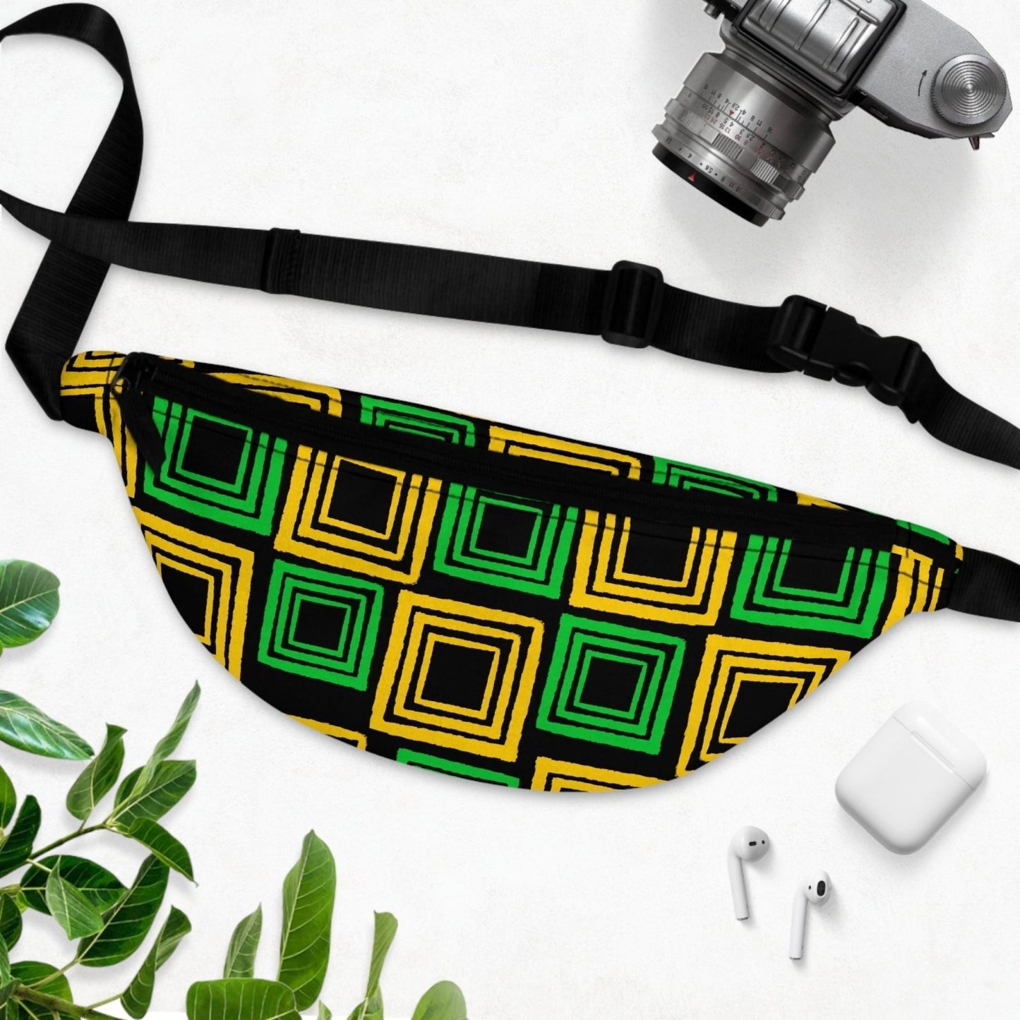 Streetwear Fanny Pack, Jamaica Colours – J.A. Squared | US - Ohhh So Swag