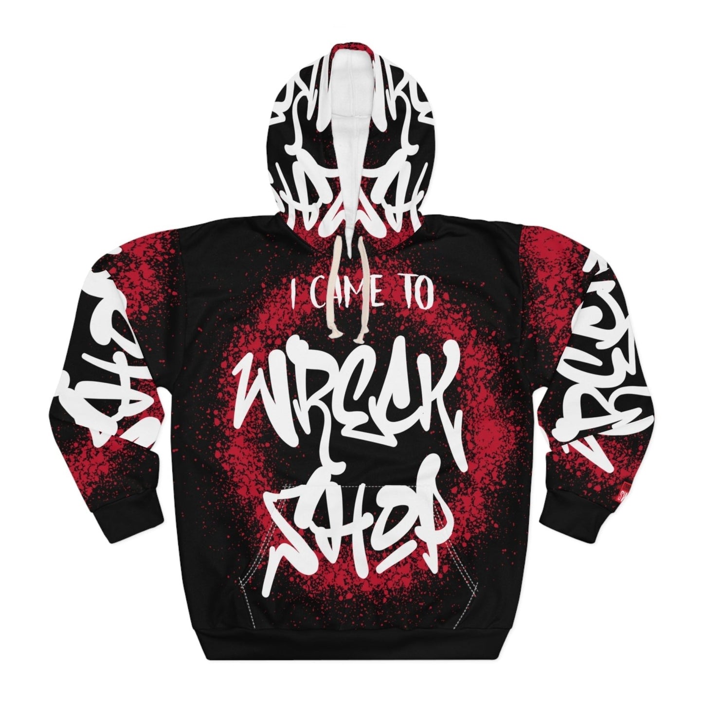 Streetwear Graphic Hoodie, Black – I Came to Wreck Shop | US - Ohhh So Swag