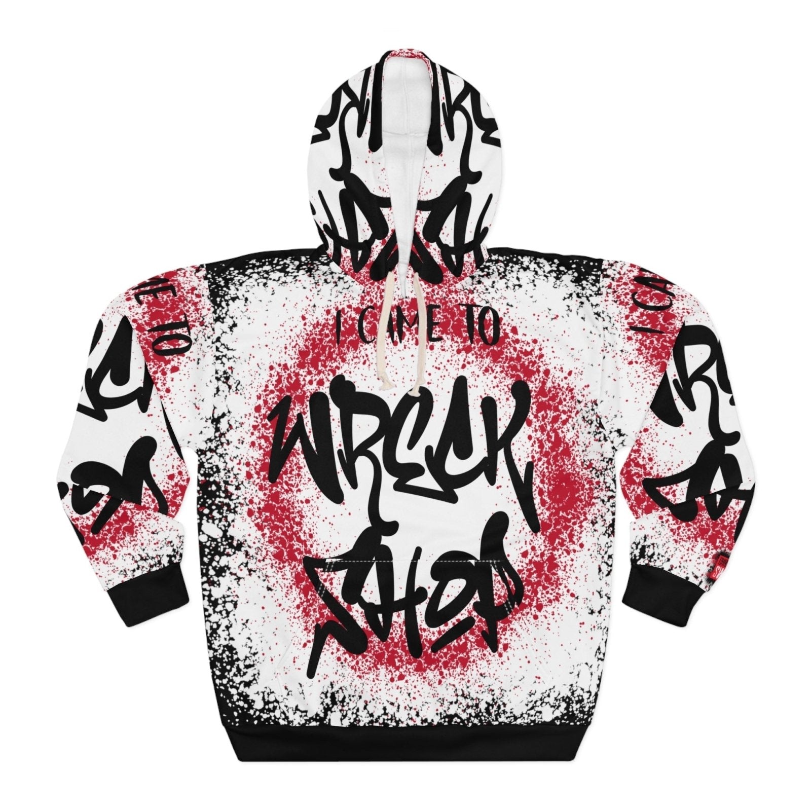 Streetwear Graphic Hoodie, Black Remix – I Came to Wreck Shop | US - Ohhh So Swag