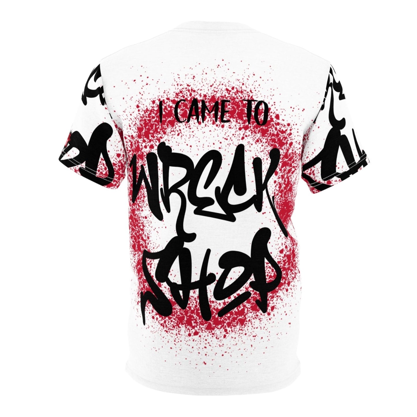 Streetwear Graphic Shirt, White – I Came to Wreck Shop | US - Ohhh So Swag