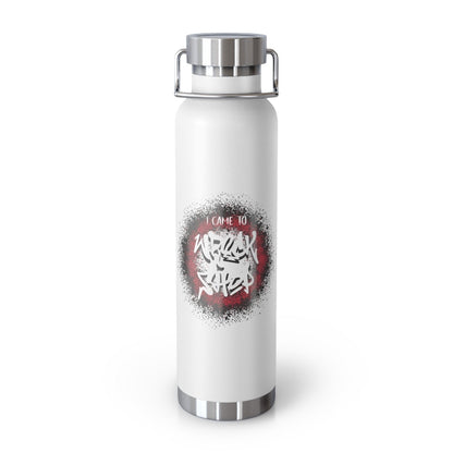 Water Bottle, Built-in Sticker (White Text) – I Came to Wreck Shop | US - Ohhh So Swag