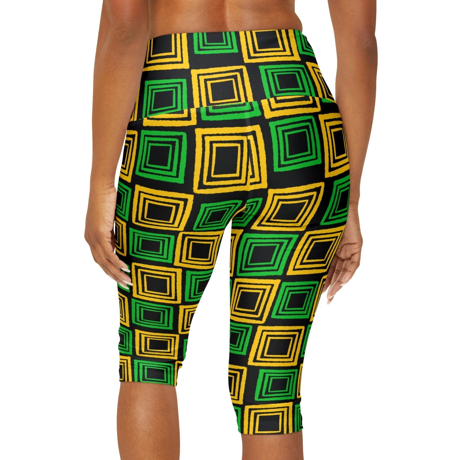 Yoga Capri Leggings, Jamaica Colours – J.A. Squared | US - Ohhh So Swag