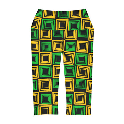 Yoga Capri Leggings, Jamaica Colours – J.A. Squared | US - Ohhh So Swag