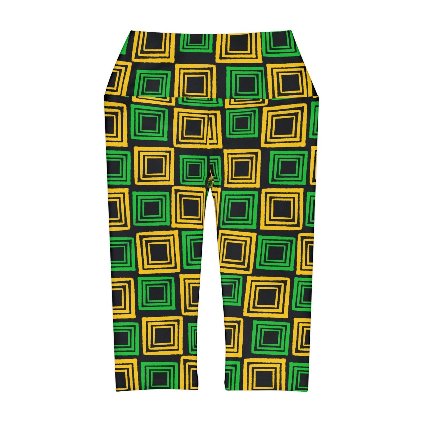 Yoga Capri Leggings, Jamaica Colours – J.A. Squared | US - Ohhh So Swag