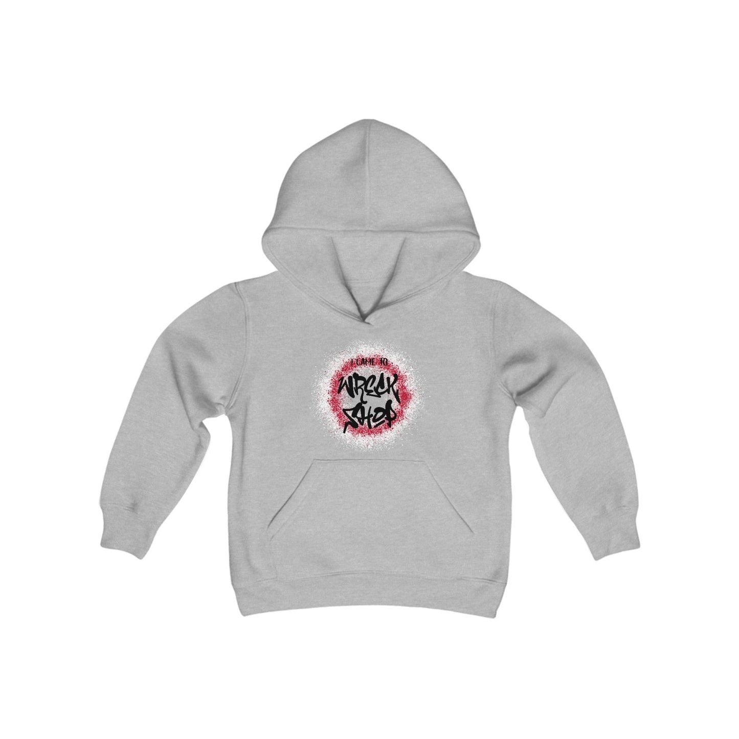 Youth Graphic Hoodie – I Came to Wreck Shop (Black Text) | US - Ohhh So Swag